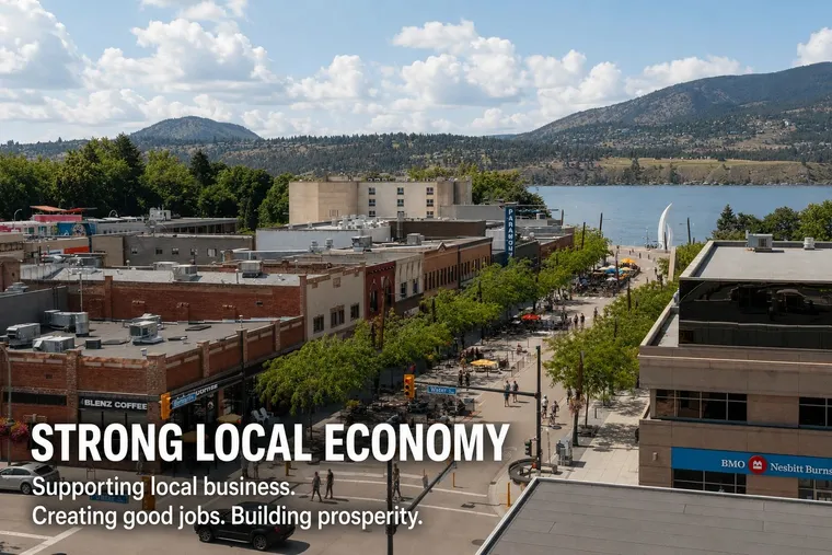 Strong Local Economy: Supporting local business. Creating good jobs. Building prosperity.